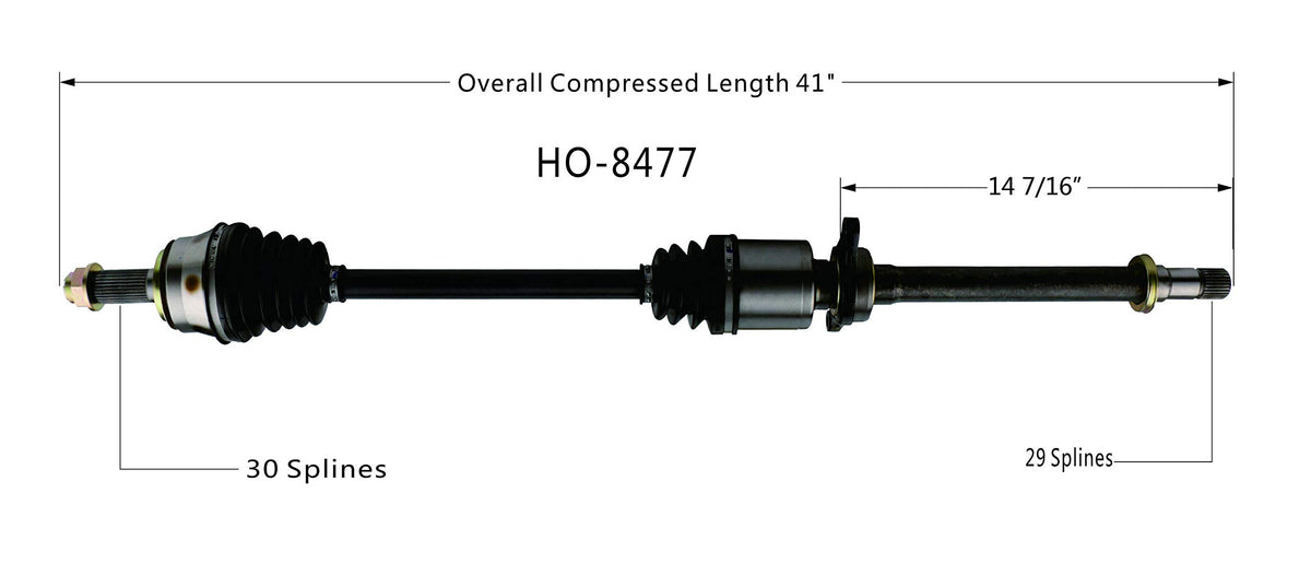 Trakmotive HO-8477 CV Axle, 1 Pack