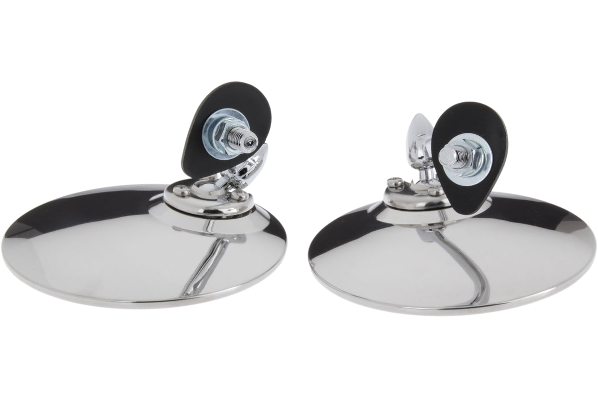 URO Parts MH3C Lucas Style Door Mirrors Pair, Convex Glass
