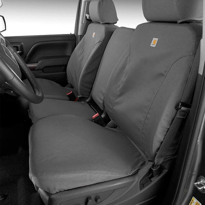 Covercraft SSC3500CAGY Carhartt SeatSaver Custom Front Row Seat Covers - Gravel
