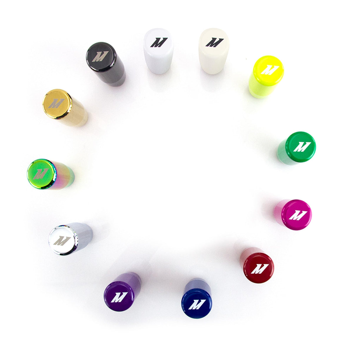 MISHIMOTO MMSK-WH Mishimoto MMSK-WH Weighted Shift Knob, Universal Fit, White Steel