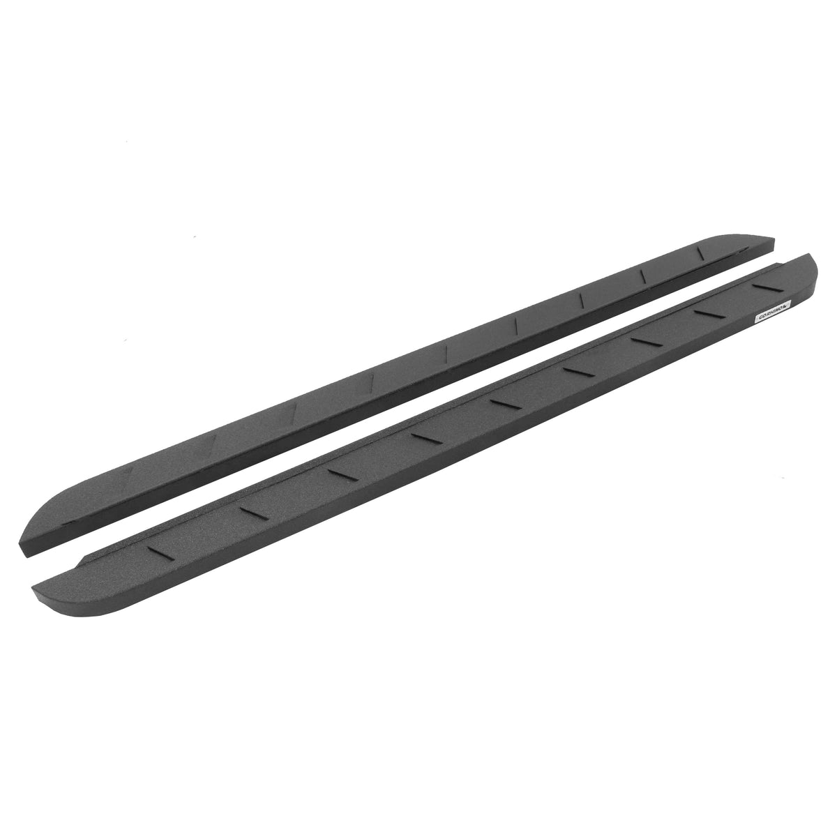 GO RHINO 630080ST Go Rhino RB10 Slim Running Boards – 80", Galvanized Steel, Protective Bedliner Coating – 630080ST