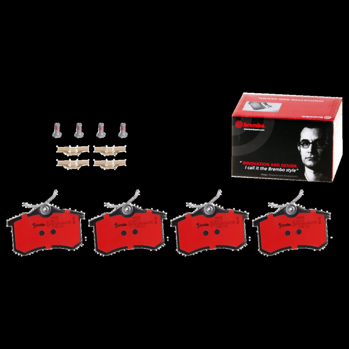 BREMBO P85020N Brembo P85020N Rear Disc Brake Pad