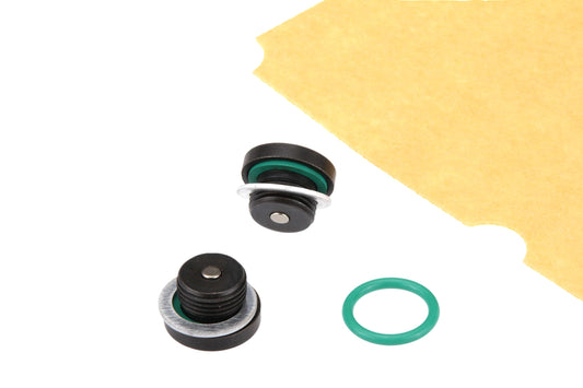 URO PARTS 24152333907-K URO Parts 24152333907K Oil Pan Service Kit, Kit includes: (1) Filter (1) Pan Gasket (9) Screws (1) Cover Seal (1) Inlet O-Ring (1) M18 Plug with Viton Seal (1) M18 Plug with Viton Seal & Washer