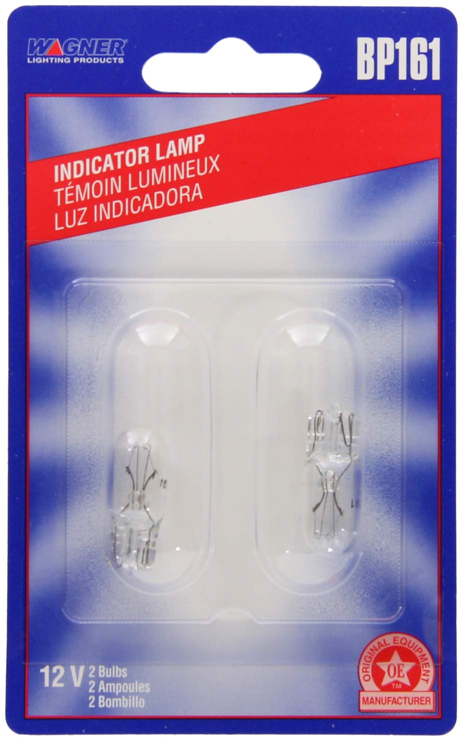 WAGNER BP161 Wagner Lighting BP161 Standard Multi-Purpose Light Bulb Card of 2