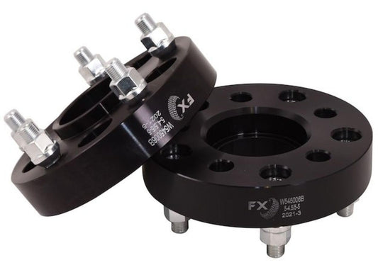 TRAILFX W545006HC Trailfx Wheel Adapter W545006HC, 5 x 4.50 Inch Axle Bolt Circle, 5 x 5.00 Inch Wheel Bolt Circle, 1/2 x 20 Thread Size Studs, 1-1/4 Inch Thickness, Black, Aluminum, 10 Set of Bolts/Nuts, Hub Centric
