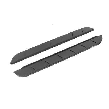 GO RHINO 63413157SPC RealTruck RB10 Slim Running Boards & Brackets | Galvanized Steel, Textured Black | 63413157SPC | Fits 2021 - 2026 Ford Bronco 2-Door (Excludes Bronco Sport)