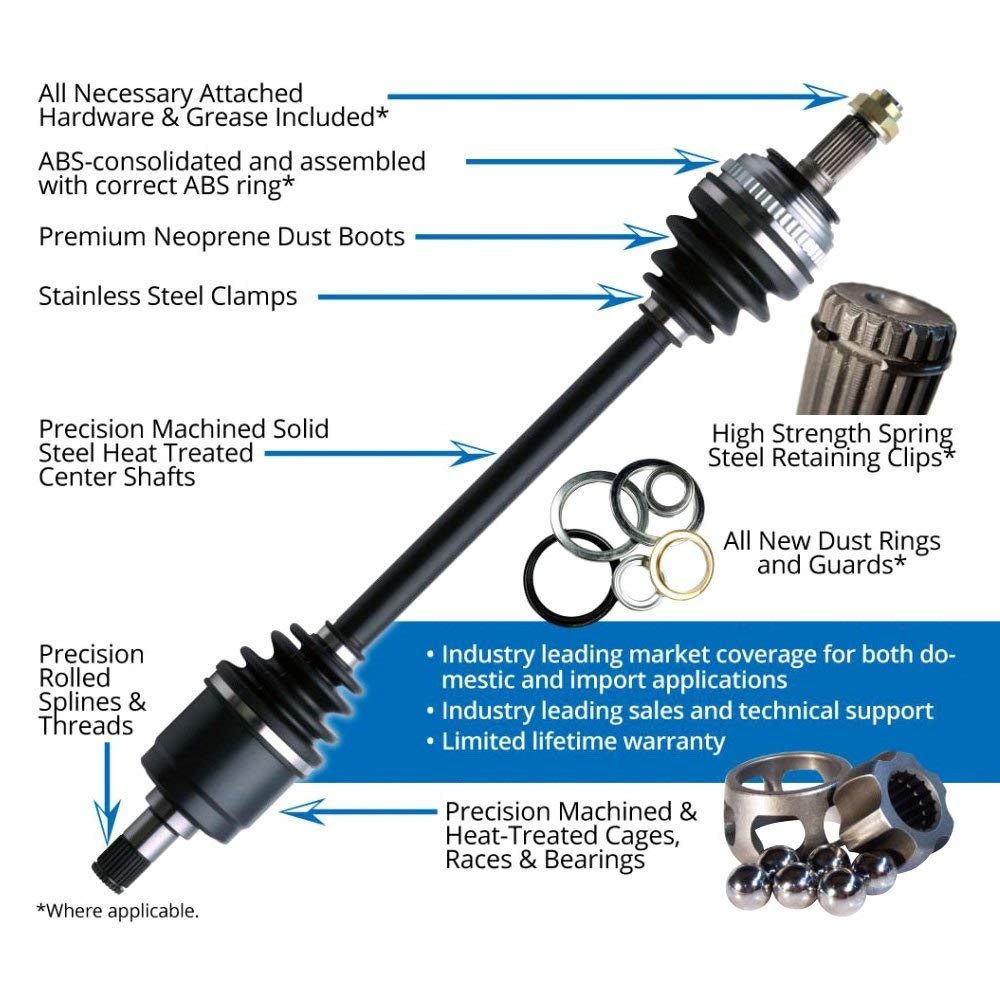 TRAKMOTIVE SB-8100 TrakMotive CV Axle Shaft - SB-8100
