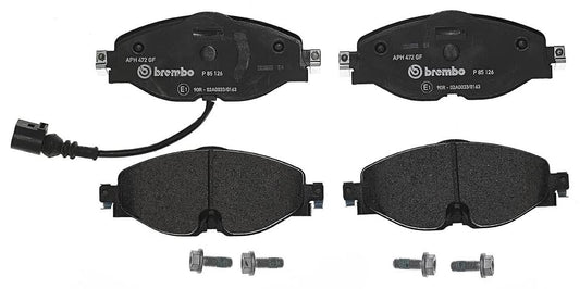 BREMBO P85126N Brembo P85126N Premium Ceramic Front Disc Brake Pad Set AUDI/SEAT/VW OE# 8V0698151