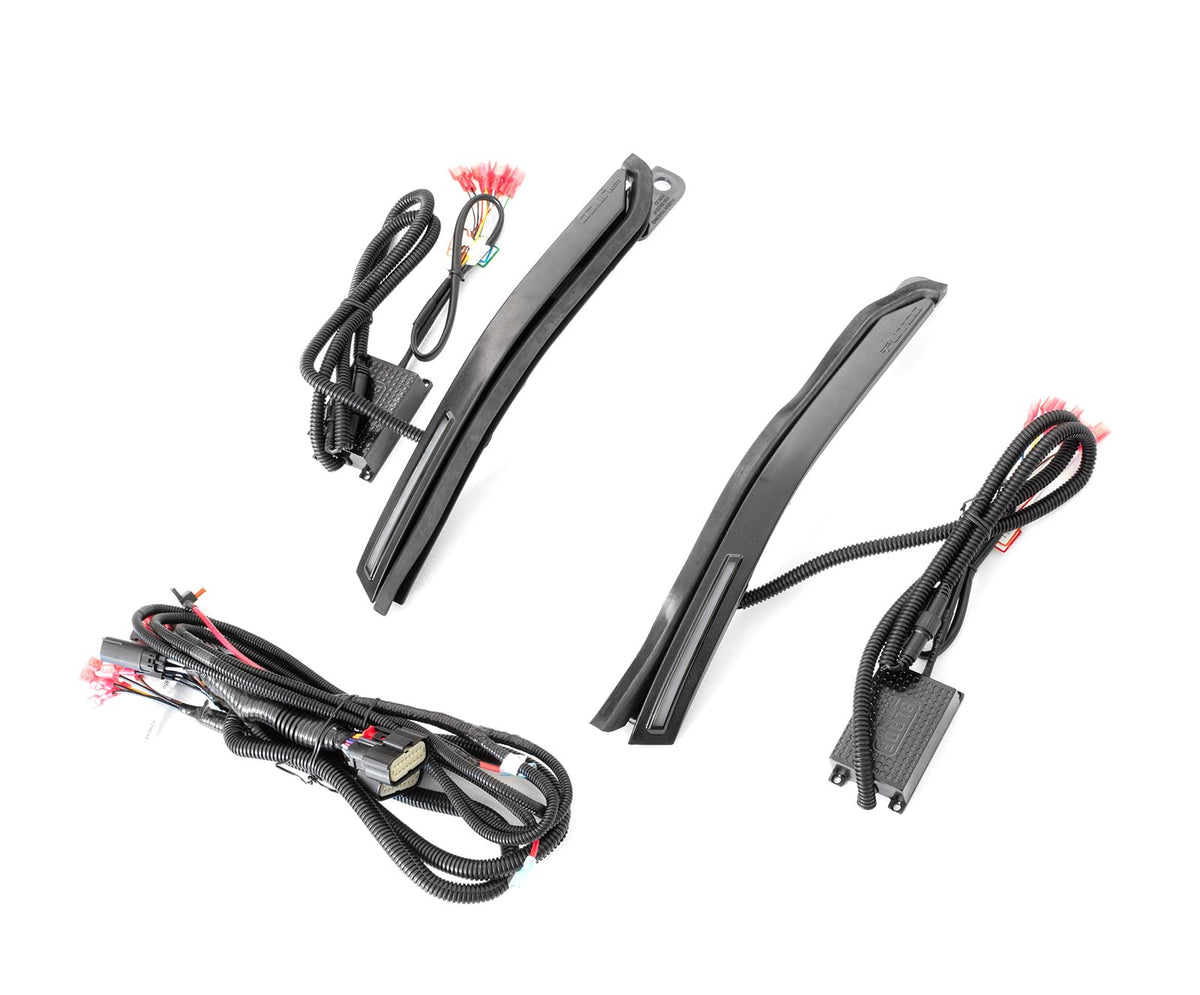 PUTCO 50001 Putco 2021-2026 Ford Bronco Luminix DRL LED Light Hood Limb Riser (Factory Hood Side Hinge Replacments)