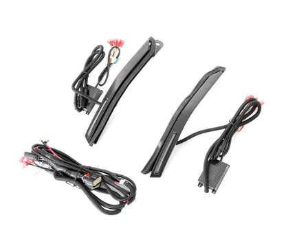 PUTCO 50001 Putco 2021-2026 Ford Bronco Luminix DRL LED Light Hood Limb Riser (Factory Hood Side Hinge Replacments)