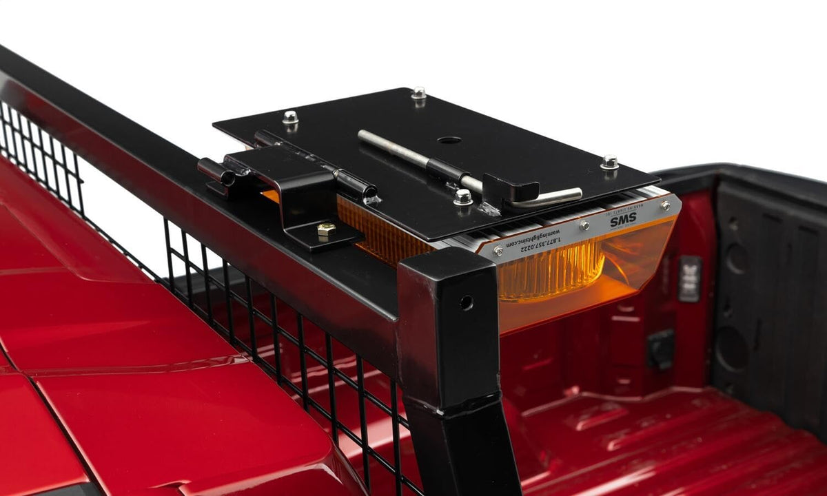Backrack 91002RECF RealTruck BACKRACK Flooding Light Bracket, 16X7" – Center Mount, Black – 91002RECF – Universal w/ BackRack Frame's