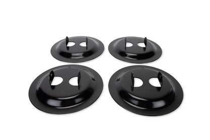 CAMCO 57883 Camco Heavy-Duty RV Stabilizing Jack Base Pads - Provides Greater Jack Stability - Made of Black Powder-Coated Durable Steel - 4-Pack (57883)