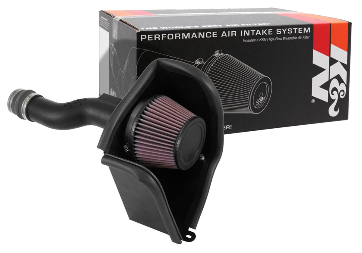 K&N FILTER 63-3516 K&N Cold Air Intake System: High-Flow Air Filter, Increase Performance & Acceleration: Compatible with 2016-2021 HONDA: Civic, 63-3516