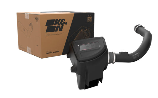 K&N FILTER 63-1586 K&N Cold Air Intake System: High-Flow Air Filter, Increase Performance & Towing: Compatible with 2020-2023 RAM: 1500, 63-1586