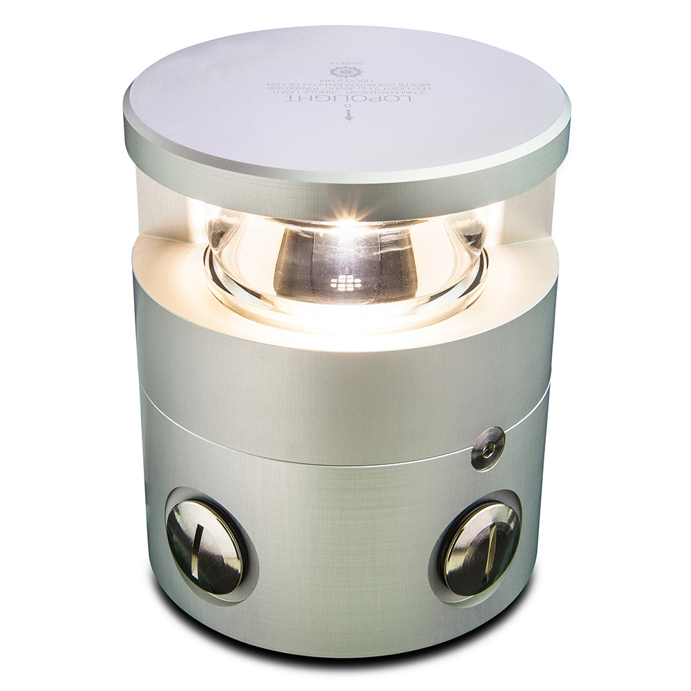 Lopolight 300-036 Lopolight Series 300-036 - Masthead Light - 5NM - Horizontal Mount - White - Silver Housing