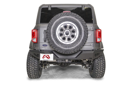 FAB FOURS FB21-Y5251T-1 Fab Fours FB21-Y5251T-1 Tire Carrier Relocation Bracket fits 21-23 Ford Bronco - 2 Stage Black Powder Coated