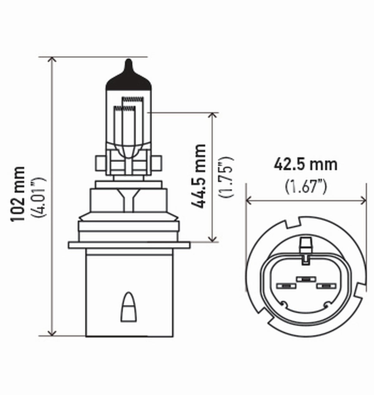 Hella 90042.0TB Twin Blister Kit High Performance Bulb, 12V