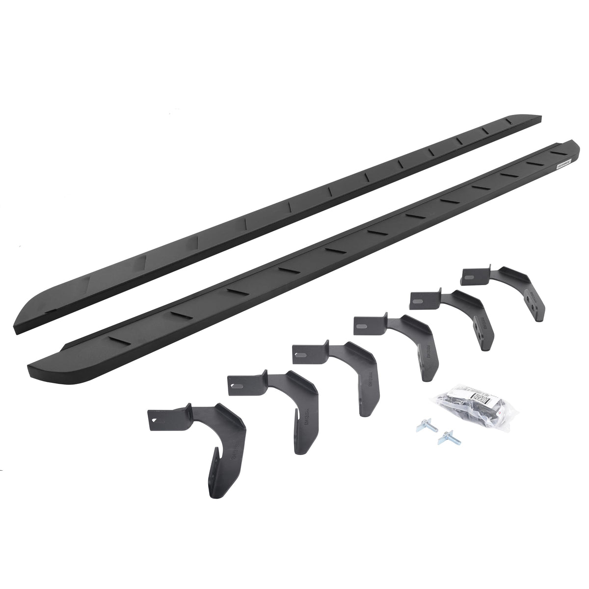 Go Rhino! 63412680SPC Go Rhino RB10 Slim Running Boards & Brackets – Galvanized Steel, Textured Black – 63412680SPC – Fits 2004-2014 Ford F-150 Super Cab Pickup