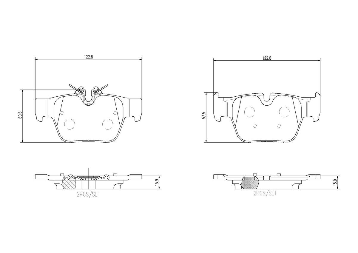 BREMBO P06117 Brembo P06117 BRAKE PAD