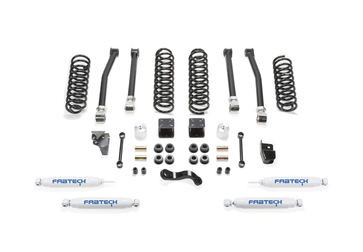 FABTECH KAOJKLIFT4 Fabtech Motorsports KAOJKLIFT4 Jk 4dr 3.5 Lift W/shocks