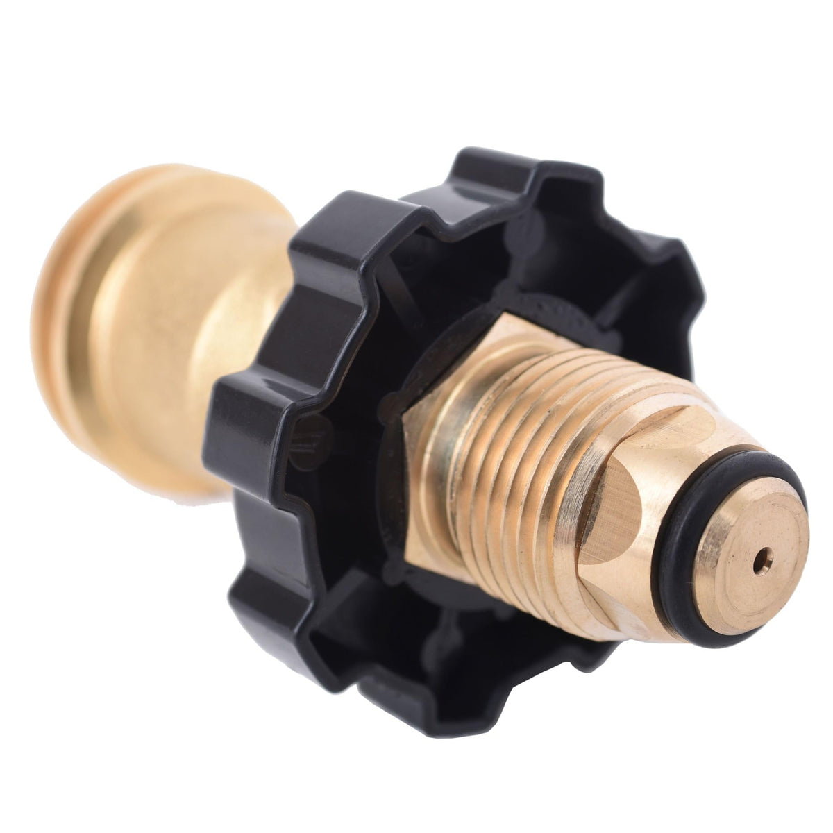FLAME KING POL01JT002 Flame King Propane Tank Adapter POL to QCC1 Type Converts Propane Tank from Old to New Connection