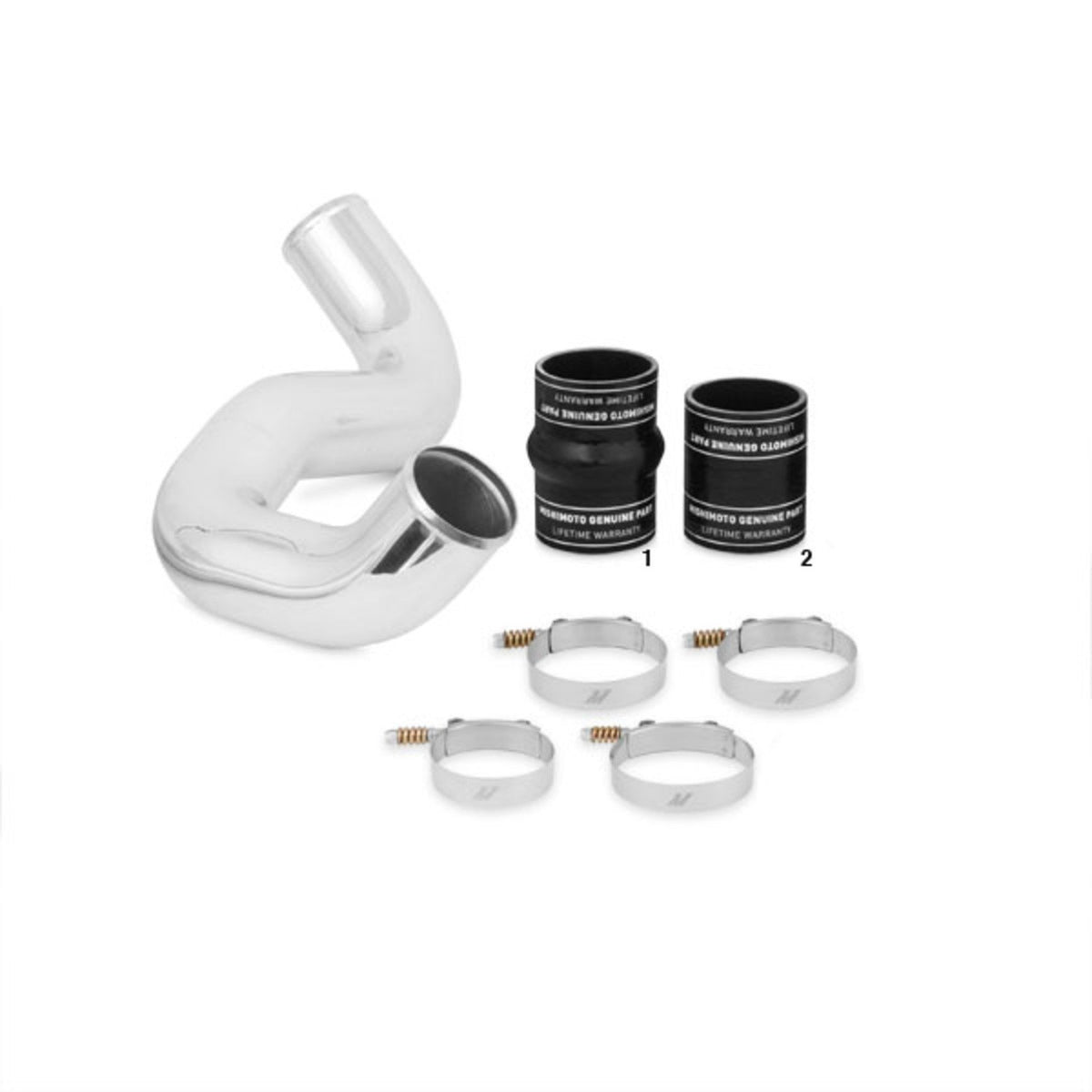 MISHIMOTO MMICP-F2D-03CBK Mishimoto MMICP-F2D-03CBK Intercooler Pipe Kit Fits Ford 6.0 Powerstroke 2003-2007 Black