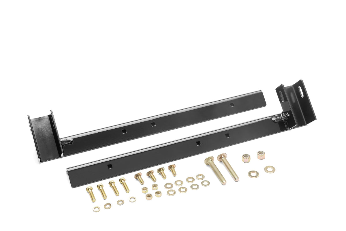 Backrack 30119LP RealTruck BACKRACK Hardware Kit for use w/ 21" Toolbox, Low Profile, Black, N – 30119LP – Fits 2002-2025 RAM 1500/2500/3500; 2019-2025 Chevrolet/GMC Silverado/Sierra 1500 New Body Style & Others