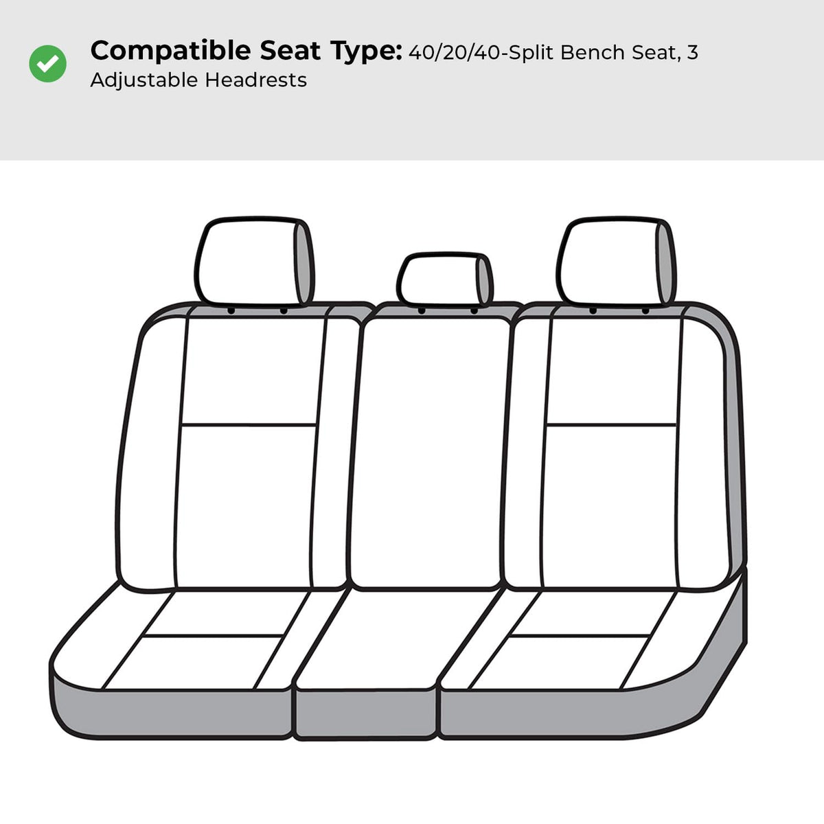 Covercraft SS3415PCCH Polycotton SeatSaver Custom Seat Covers