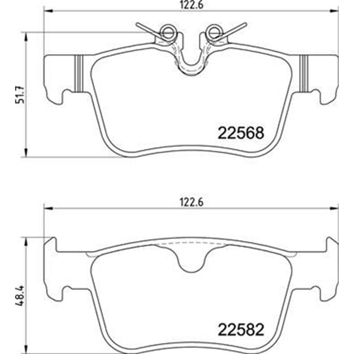 BREMBO P86030 Brembo P86030 BRAKE PAD