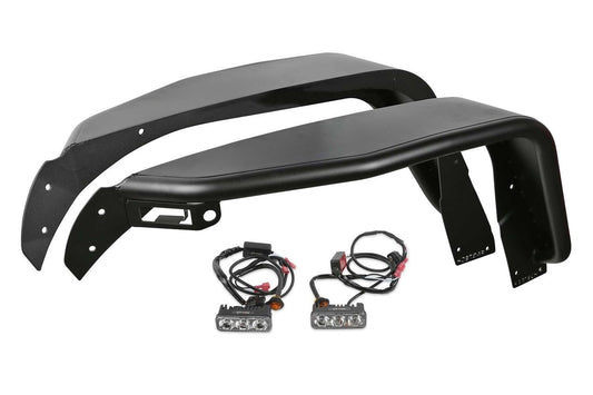 FABTECH FTS24212 Fabtech FTS24212 JEEP JL TUBE FENDERS FRONT STEEL