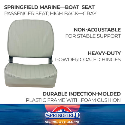 SPRINGFIELD 1040623 Springfield 1040623 Economy Folding Seat - Gray