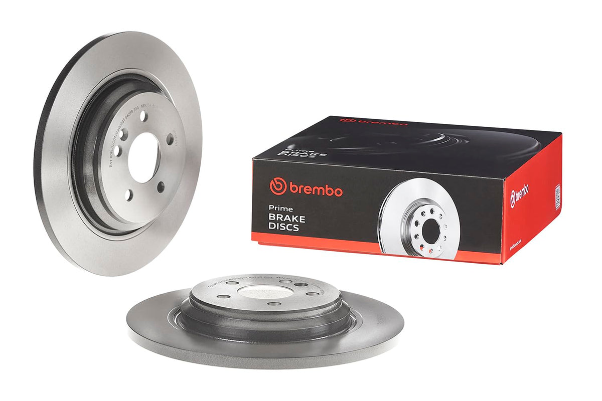BREMBO 08760711C02 Brembo 08.7607.11 UV Coated solid Rear Brake Rotor MERCEDES-BENZ OE# A1634230012