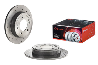 BREMBO 08C1722XC02 Brembo 08.C172.2X Xtra UV Coated solid drilled Rear Brake Rotor HYUNDAI/HYUNDAI (BEIJING)/INOKOM/KIA/KIA (DYK)/NAZA OE# 58411A6300