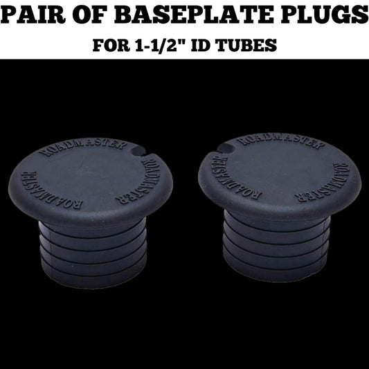 ROADMASTER 210 Roadmaster 210 Pair of Baseplate Plugs for 1-1/2" ID Tubes | Designed for EZ Twistlock Style Baseplates with Round Tubes | Replaces Baseplate Arms When Removed |