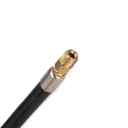 CAMCO 59035 Camco Olympian 12-Foot RV Propane Supply Hose - Built-In Excess Flow Protection - Connects Motorhome to 20/30 lb Propane Tank - Soft-Nose POL x 1/4-Inch Inverted Flare (59035)