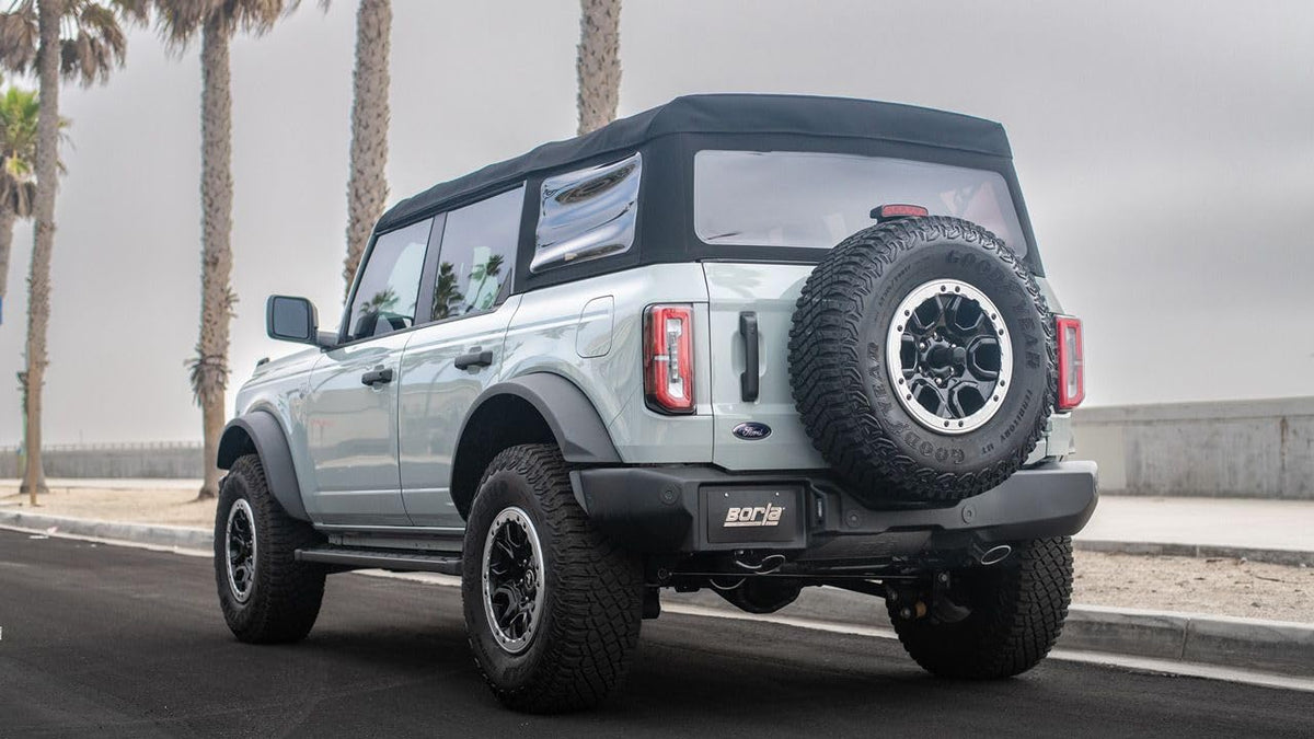 BORLA 11974 BORLA 11974 Axle-Back System for 2021-2023 Ford Bronco 2.3L 4 Cyl. Automatic/Manual Transmission 4 Wheel Drive 2 & 4 Door.