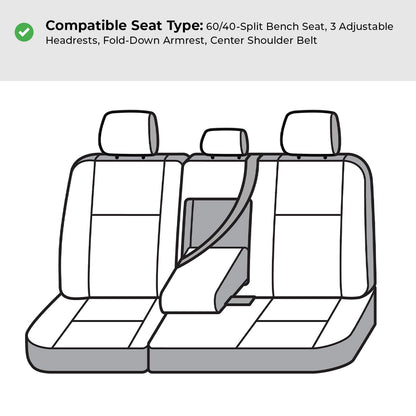 COVERCRAFT SSC8517COBK Covercraft Carhartt Super Dux Cordura SeatSaver Custom Seat Covers