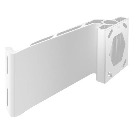 MINN KOTA 1810386 Minn Kota Jack Plate Adapter Bracket for Raptor – Starboard, 8" Setback, 6" Rise, White