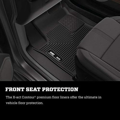 Husky Liners 52341 Husky Liners X-act Contour Floor Mats – Fits 2016 - 2018 Hyundai Tucson – Front Row, 2-pc Black - 52341