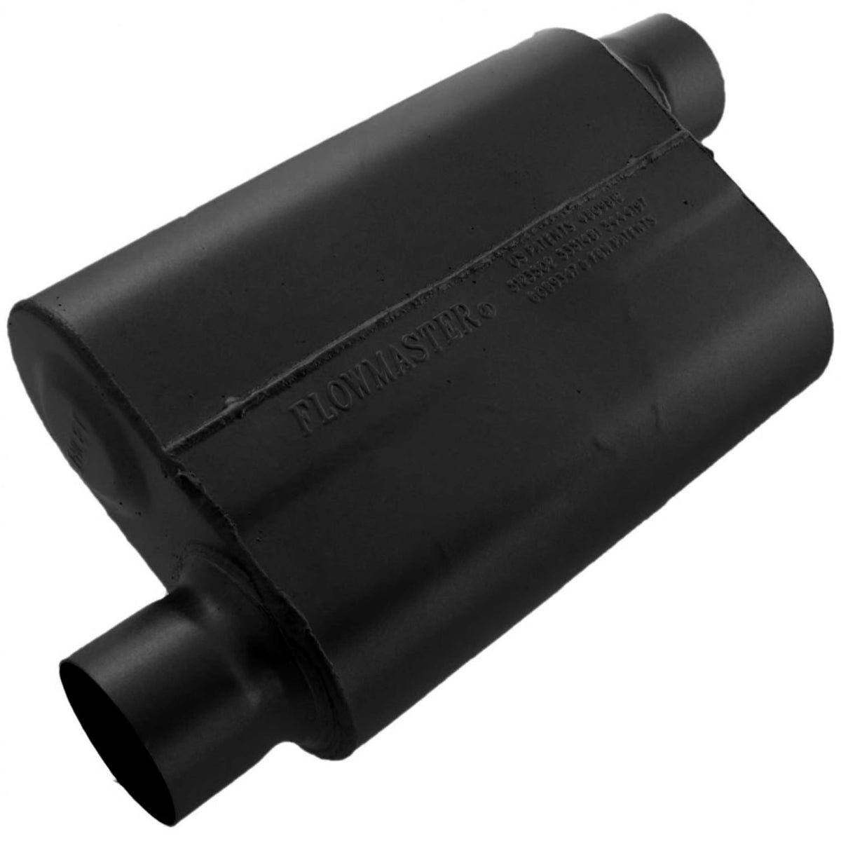 FLOWMASTER 43043 Flowmaster 40 Series Chambered Muffler – 3.00" Offset In / 3.00" Offset Out