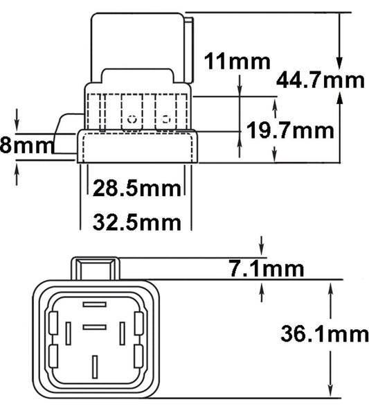HELLA 007794301 HELLA 007794301 12V 5 Pin, Mini ISO Relay with Weatherproof Cover