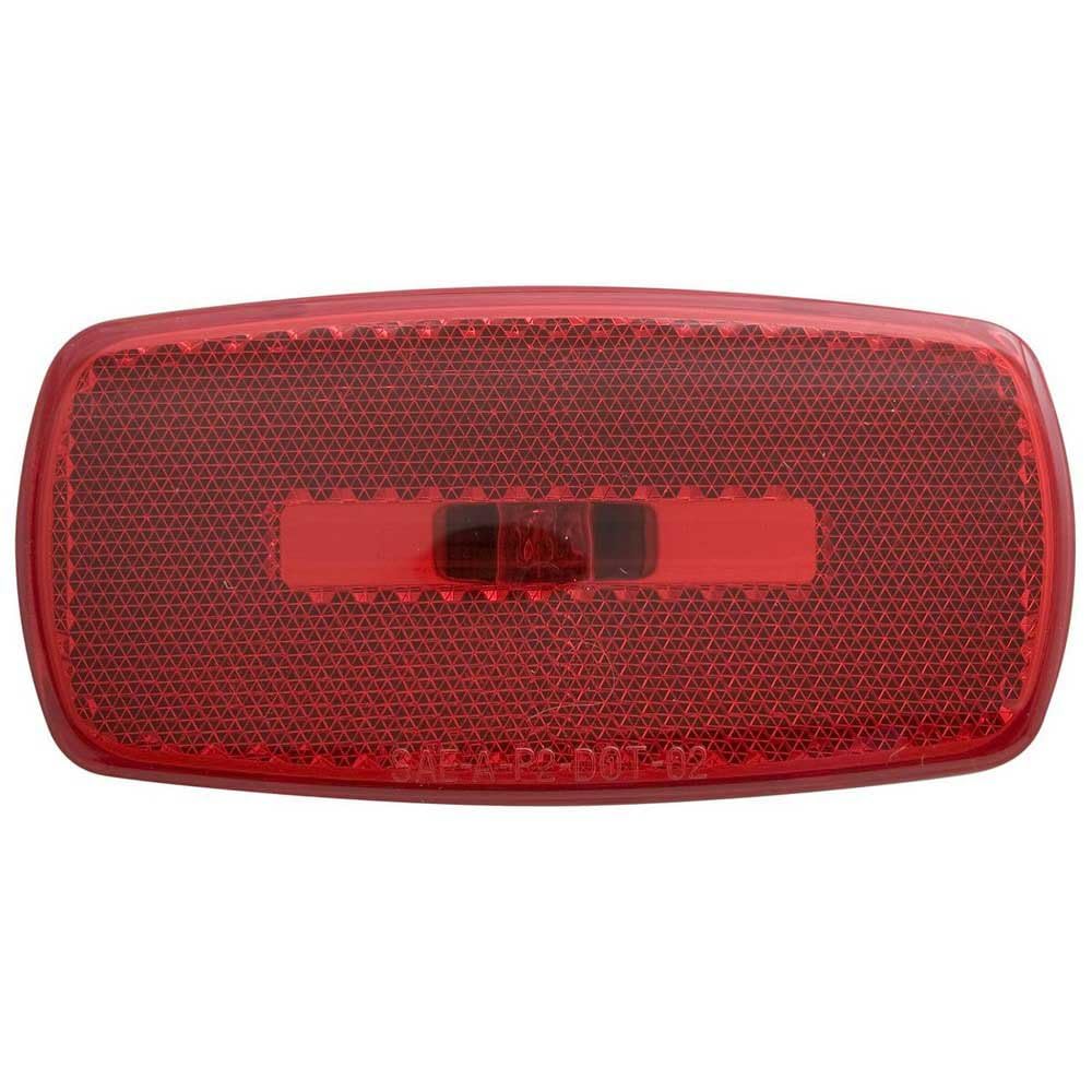 OPTRONICS MC32RBP Optronics (MC-32RBP) Red Rectangular Reflector Clearance Marker Light