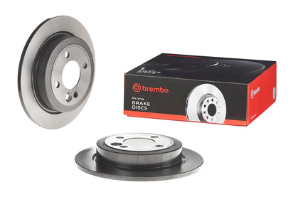 BREMBO 08916311C02 Brembo 08.9163.11 UV Coated solid Rear Brake Rotor MINI OE# 34211503070