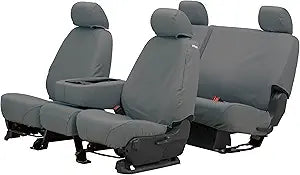 Covercraft SS3419PCGY SeatSaver Front Row Custom Fit Seat Cover for Select Ford F-150 Models - Polycotton (Grey)