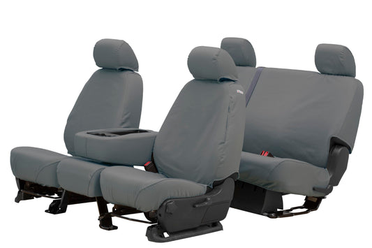 Covercraft SS2360PCGY Covercraft SS2360PCGY Custom-Fit Front Bucket SeatSaver Seat Covers - Polycotton Fabric, Grey