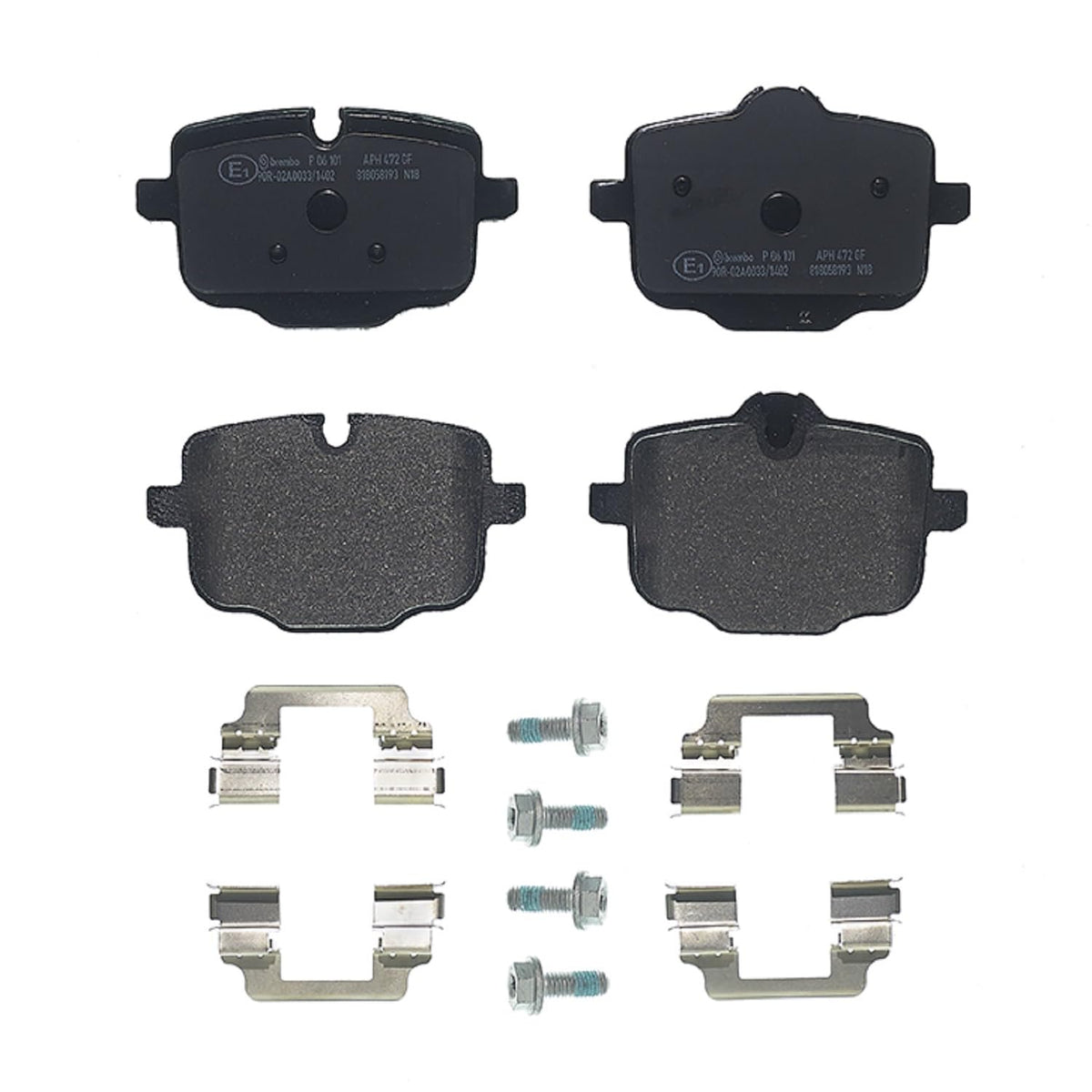 BREMBO P06101 Brembo P06101 Low-Met Rear Disc Brake Pad Set BMW OE# 34216870552