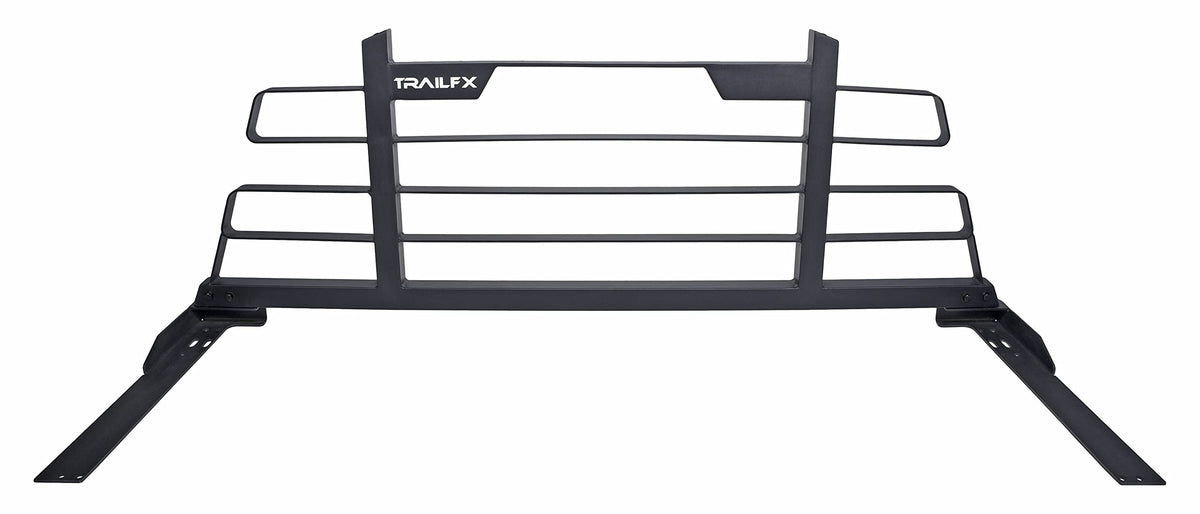 TRAILFX HR001B Headache Rack Powder Coated Titanium Black Steel with Mounting Kit Cannot Be Used with Cross Bed
