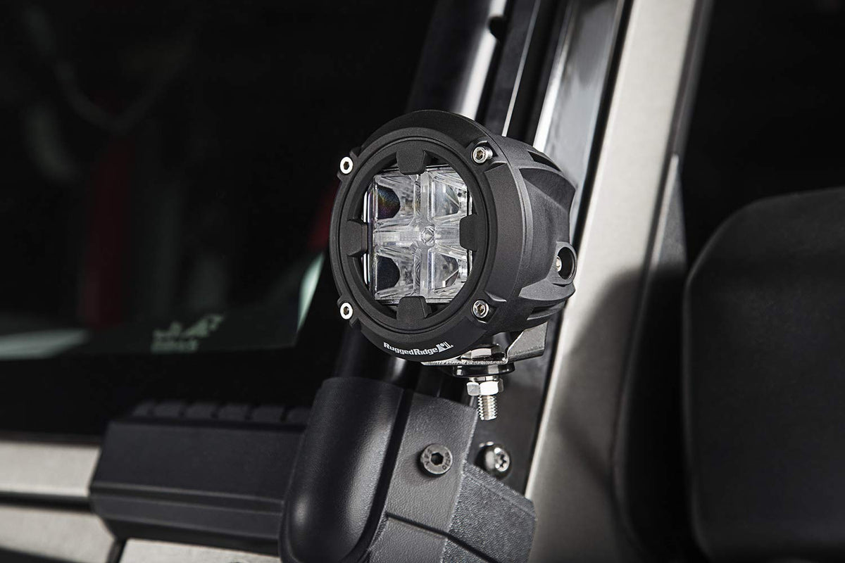RUGGED RIDGE 15209.31 Rugged Ridge | Light Kit, 3.5 inch Round, Combo High/Low Beam | 15209.31