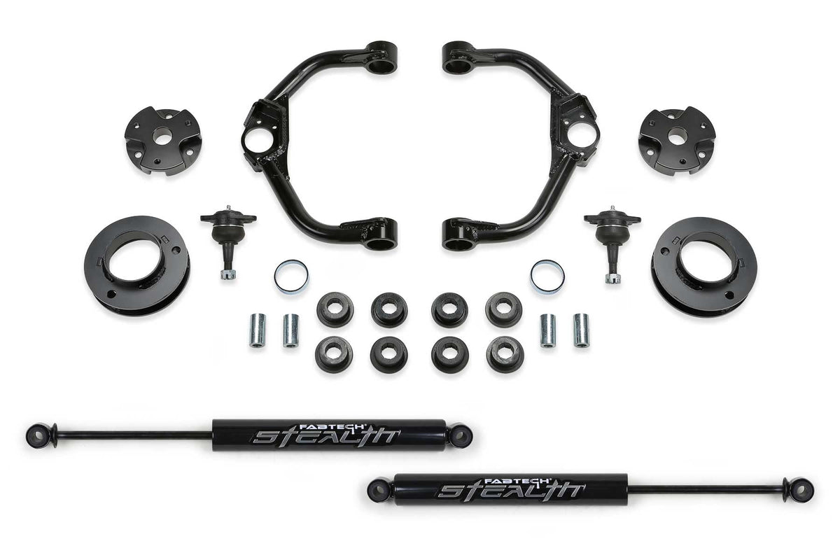 FABTECH K3168M Fabtech K3168M Ball Joint Control Arm Lift System 3 in. Lift Stealth For PN[FTS23202/FTS23205/FTS6016] Ball Joint Control Arm Lift System