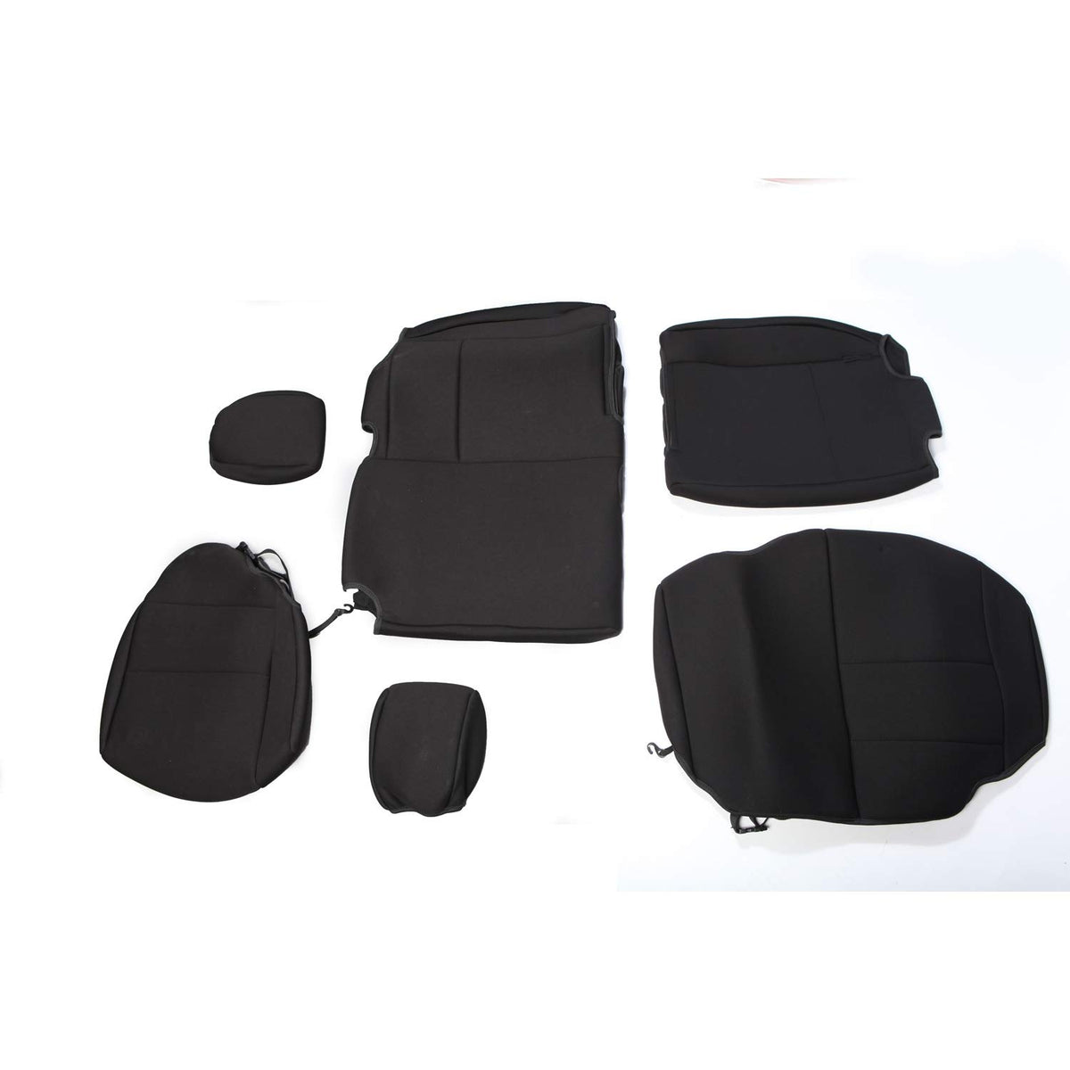 RUGGED RIDGE 13264.01 Rugged Ridge 13264.01 Seat Cover, Rear, Neoprene Black; 07-18 Jeep Wrangler JKU